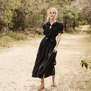 Doen Poet Dress Black Size M